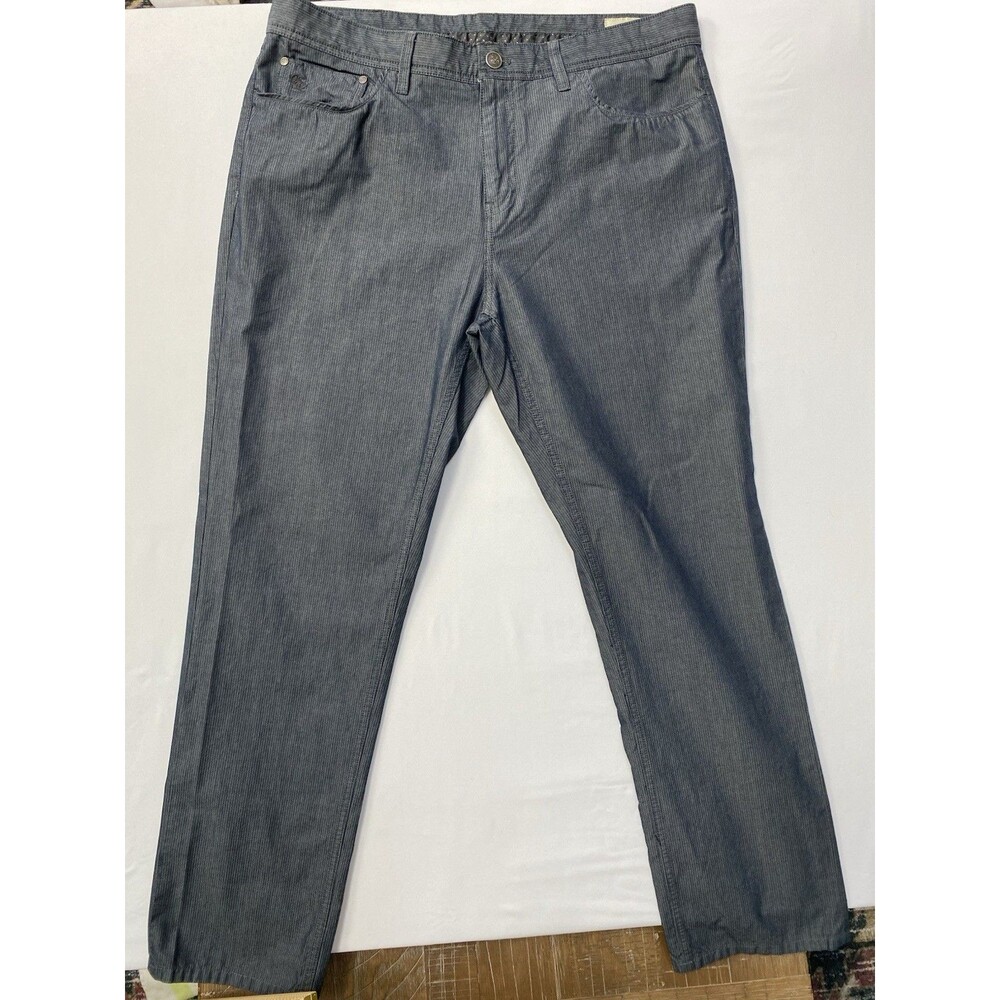 English Laundry "Walker" Men's Gray Pinstripe Straight Leg Pants 36x32